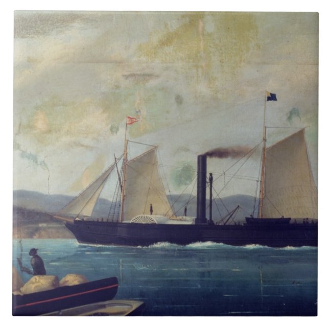 "Mallorcanen", frakten på som den George sanden Kakelplatta (Framsidan)