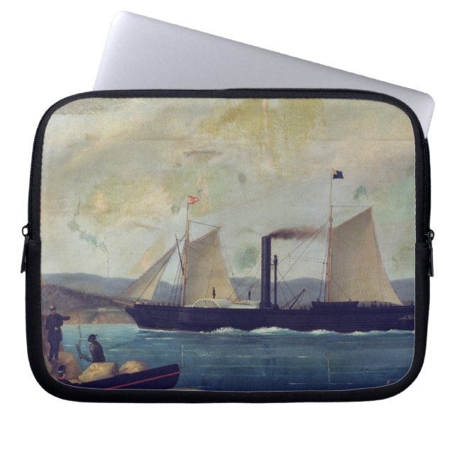 "Mallorcanen", frakten på som den George sanden Laptop Fodral (Framsidan)