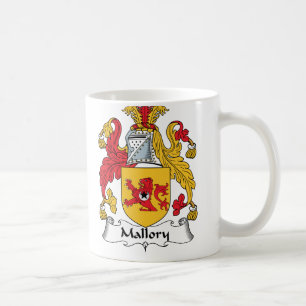 Mallory familjvapensköld kaffemugg