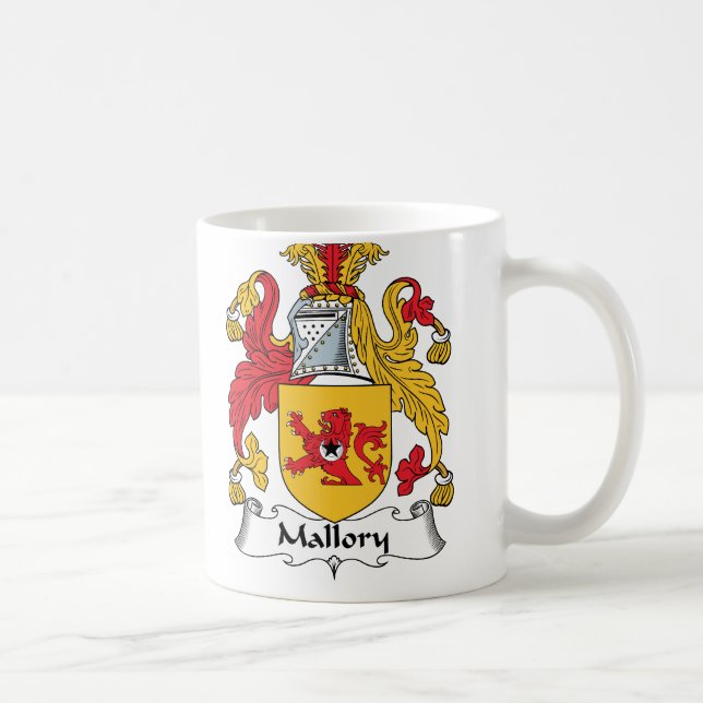 Mallory familjvapensköld kaffemugg (Höger)