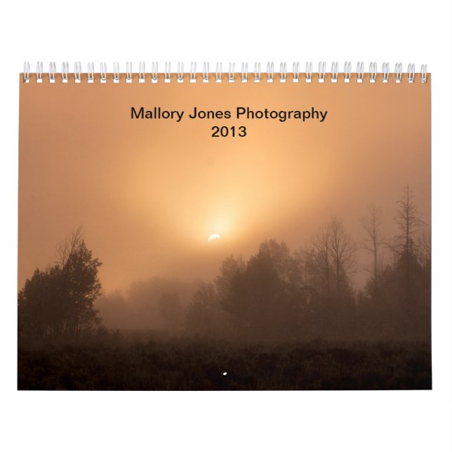 Mallory Jones fotografi 2013 Kalender (Omslag)