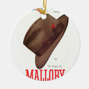 Mallory magi julgransprydnad keramik