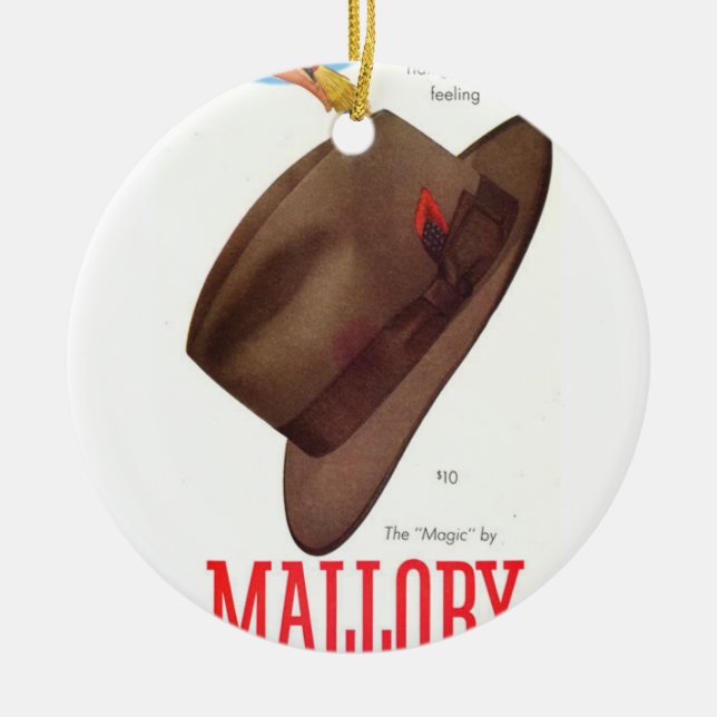 Mallory magi julgransprydnad keramik (Framsidan)