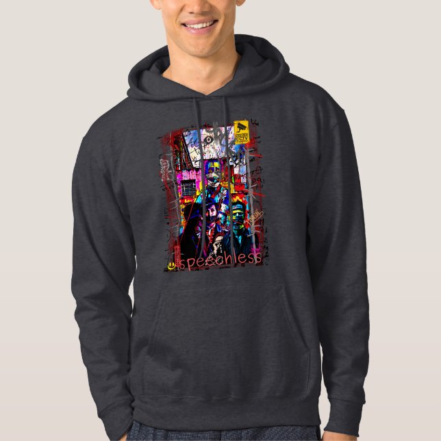 mållös hoodie (Framsida)