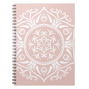 Mallow Mandala Anteckningsbok