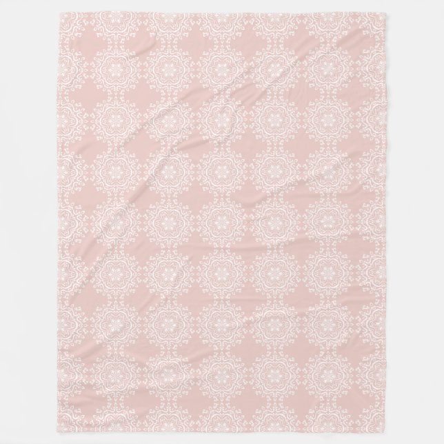 Mallow Mandala Fleecefilt (Framsidan)