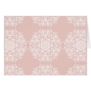 Mallow Mandala Hälsningskort