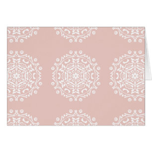 Mallow Mandala Hälsningskort