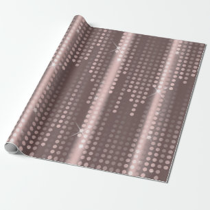 Mallow Polka dots Matrix mönstrad glitter Presentpapper