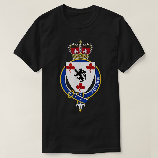 Malloy Jackar av Arm Family Crest T Shirt (Design framsida)