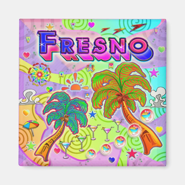Målmagnet för Fresno-förångning Magnet (Framsidan)