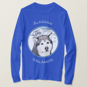 Malmmålning i Alaska - Cute Original Hund Art T Shirt