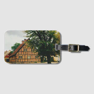 Malmö City-gatorna i Cobblestone Bagagebricka
