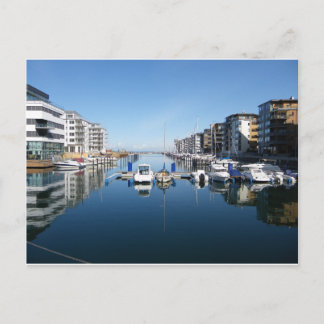 Malmo Marina Sverige Sunny Photo Vykort