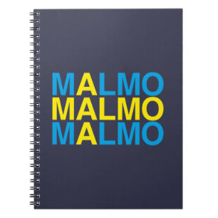 MALMO Svenska Flagga Anteckningsbok