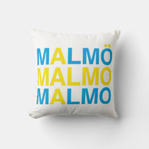 MALMO Svenska Flagga Kudde