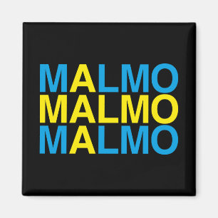 MALMO Svenska Flagga Magnet