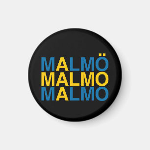 MALMO Svenska Flagga Magnet