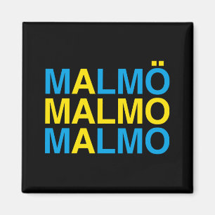 MALMO Svenska Flagga Magnet