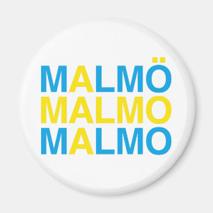 MALMO Svenska Flagga Magnet