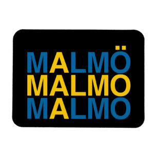 MALMO Svenska Flagga Magnet