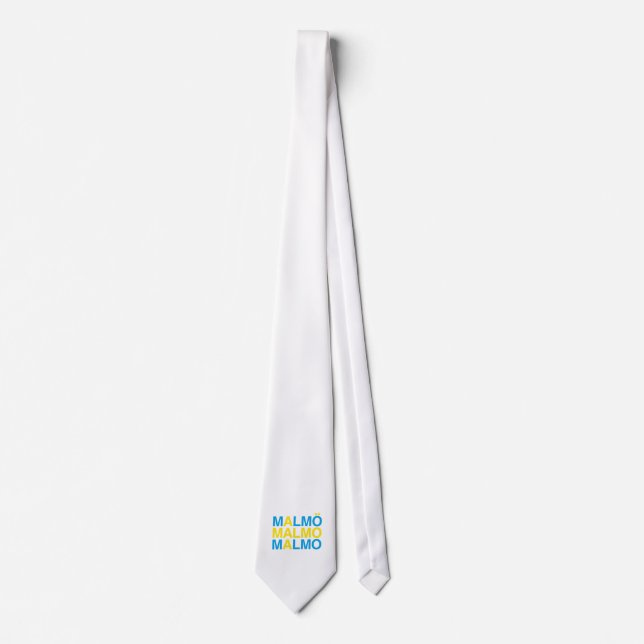 MALMO Svenska Flagga Slips (Framsida)