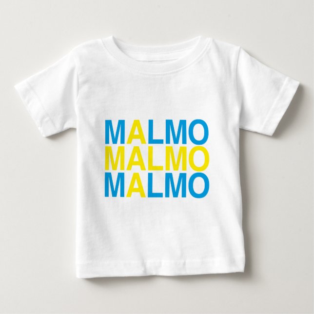MALMO Svenska Flagga Tröja (Framsida)
