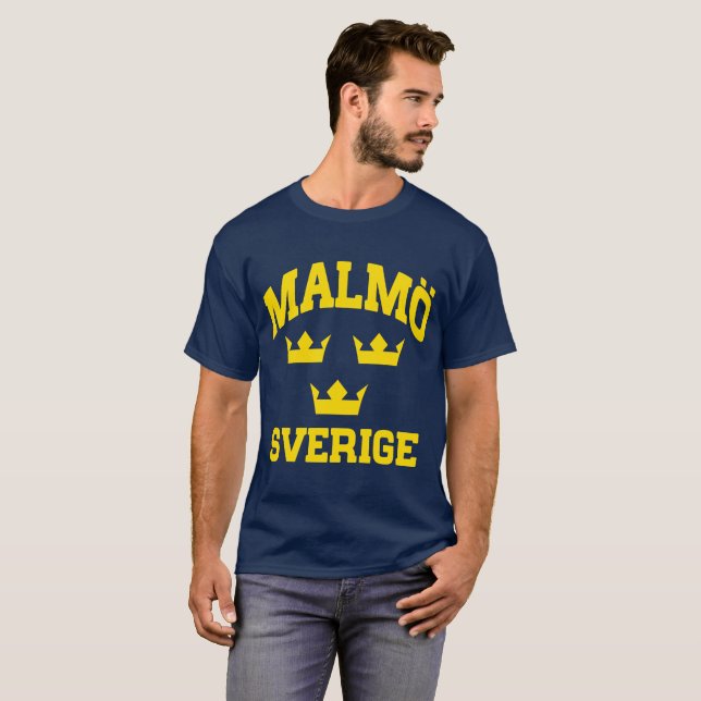 Malmö Sverige hockey T-shirt (Hel framsida)
