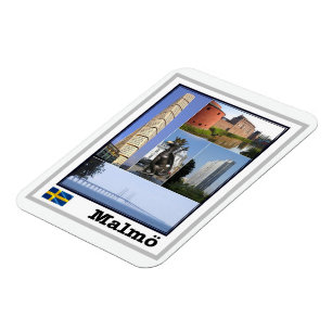 Malmö - Sverige - Mosaic - Magnet