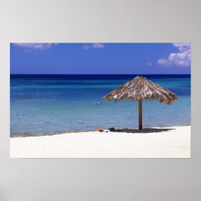 Malmok Beach, Aruba, Nederländska Antillerna Poster (Framsidan)