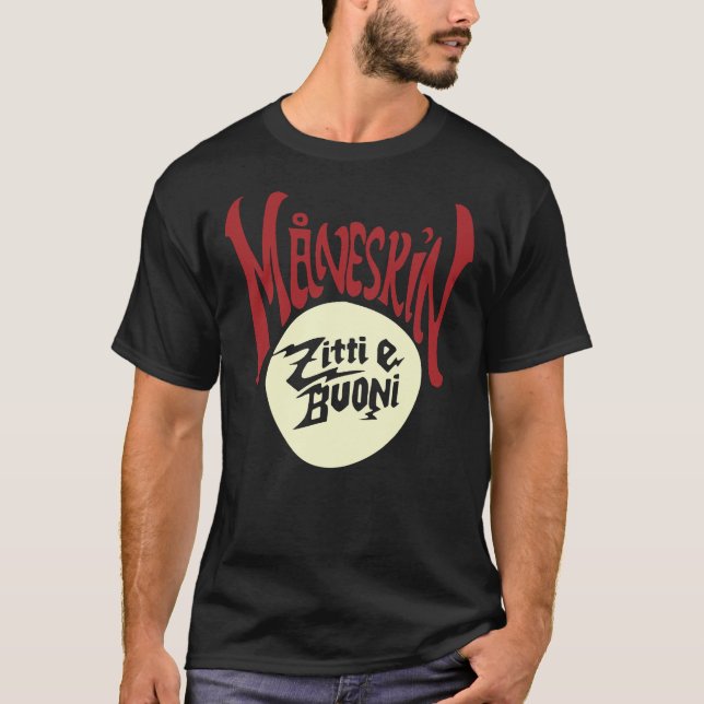 Målneskin fläkt art&amp; merch maneskin Classic T- T Shirt (Framsida)