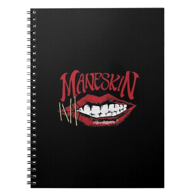 Målneskin Notebook Anteckningsbok (Framsidan)