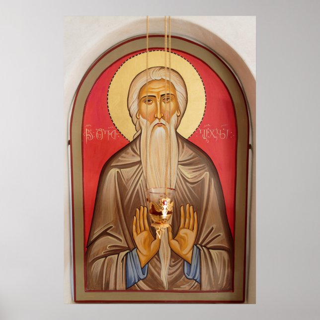 Målning av äldre Saint Poster (Framsidan)