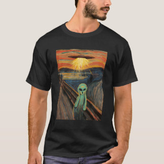 målning av Alien Skräm T Shirt
