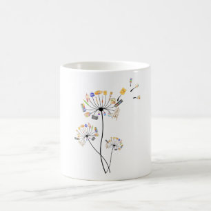 Målning av Älskare Dandelion gift för målare T Kaffemugg