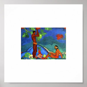 Målning av Arman Manookian circa 1920-talet. Hawai Poster