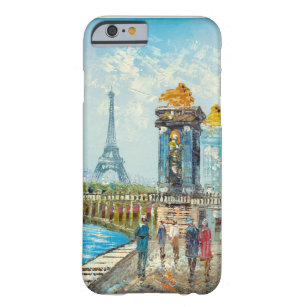 Målning av den Paris Eiffel tornplatsen Barely There iPhone 6 Skal