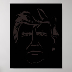 Målning av Donald Trump Poster