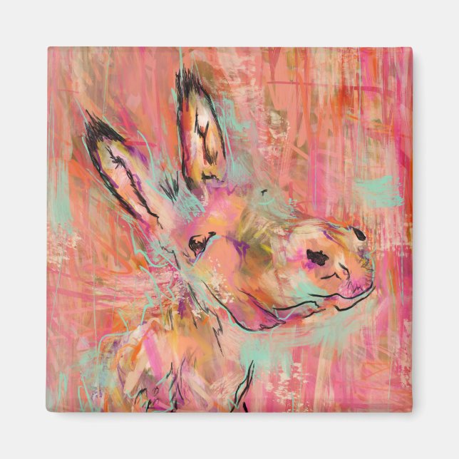 målning av donkey magnet (Framsidan)