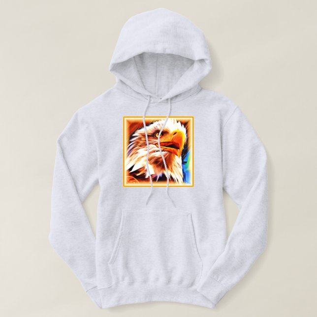 Målning av en bedövande Ansikte. Köp nu Hoodie (Design framsida)