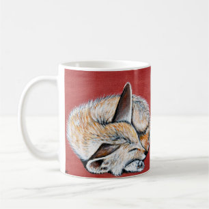 Målning av fennec Fox Kaffemugg