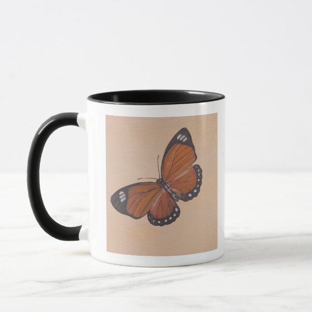 Målning av fjärilen mugg (Vänster)