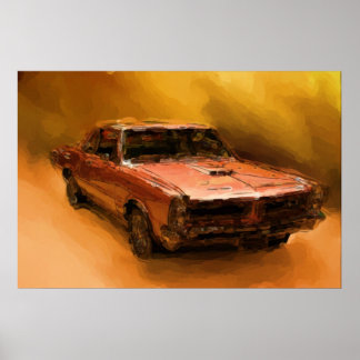 Målning av get poster