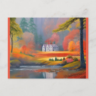 målning av gniststenstonger vykort