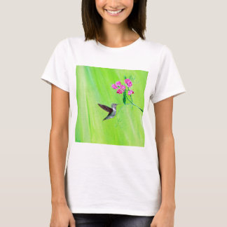 Målning av hummer och sötsaker t-shirt