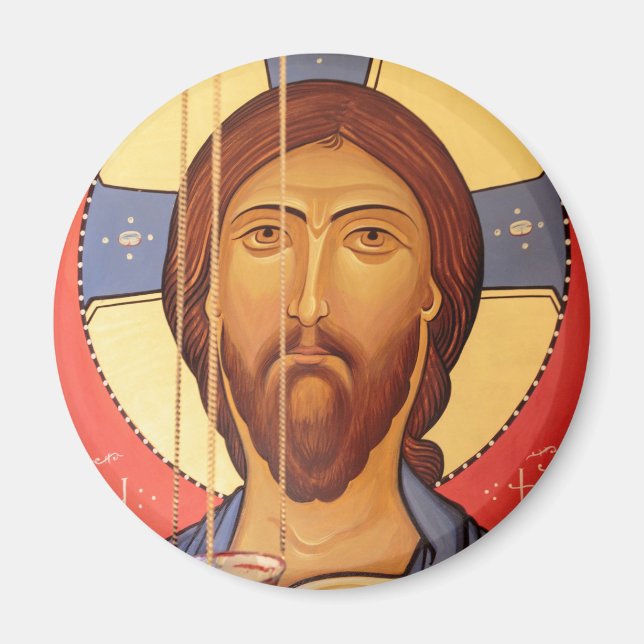 Målning av Jesus Magnet (Framsidan)