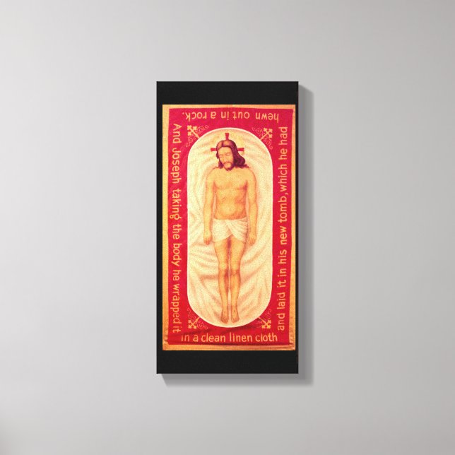 Målning av Kristus Wrapped Canvas (Framsida)