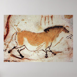 målning av lascaux grottor / poster