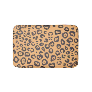 Målning av leopard Print Animal Mönster Badrumsmatta