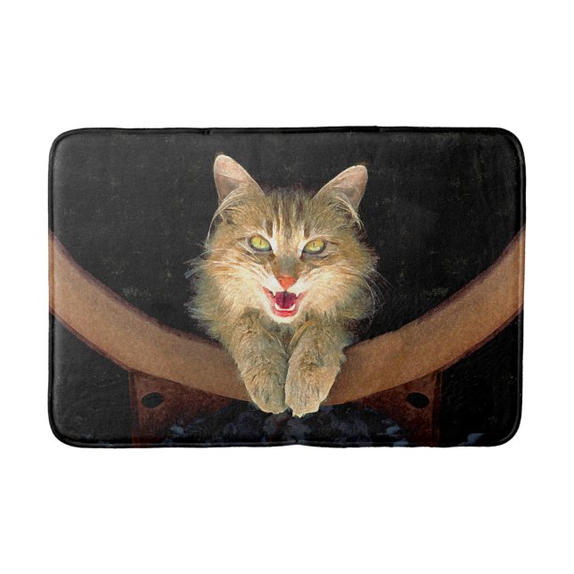 Målning av mattor - Cute Original Cat Art (Framsidan)